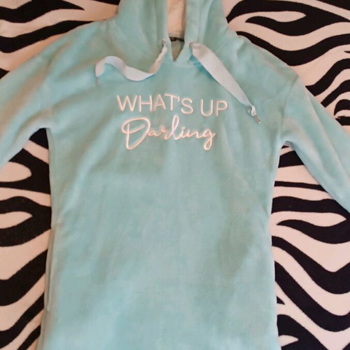 Esmara fluffy sweatshirt like new, blue, size S