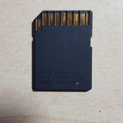 SanDisk microSD to SD adapter used