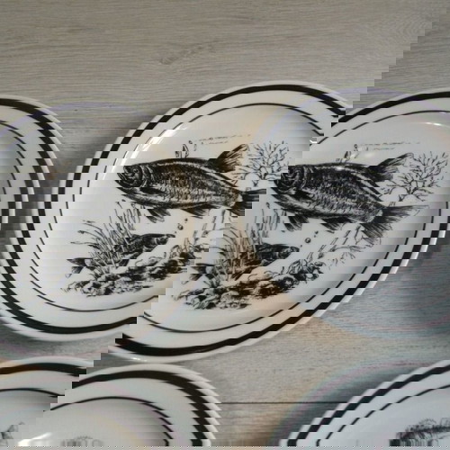 Комплект 9 стари порцеланови чинии Colditz като ново