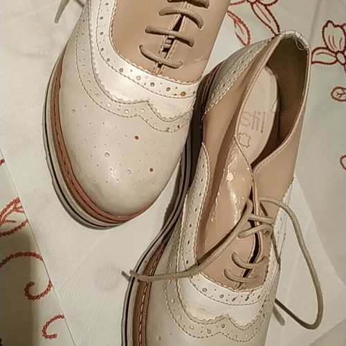 Esti walking shoes used, size 39, gray and beige