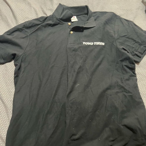 Toyo Tires polo size L black like new