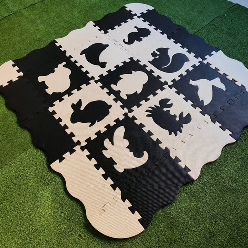 Foam Educational Baby Floor Puzzle with 25 Animal Pieces like new