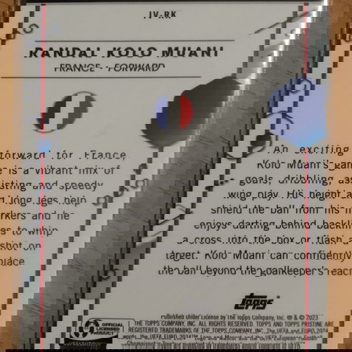 Topps Pristine Road to UEFA Euro 2024 - Inevitable Randal Kolo Mouani