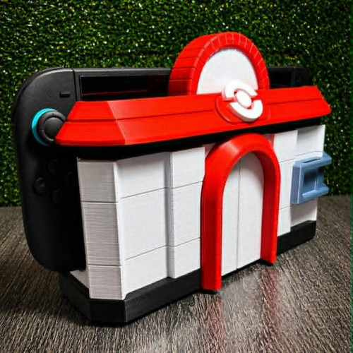 3D Printed Dock Stand for Nintendo Switch 2 with Cartridge Holder and Decorative Design made to order