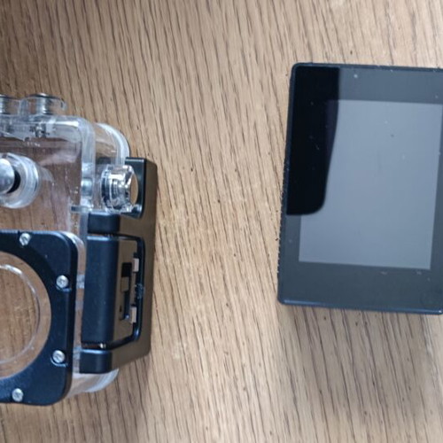 Action camera 4K used with many accessories