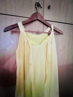 Summer dress new, yellow, size M