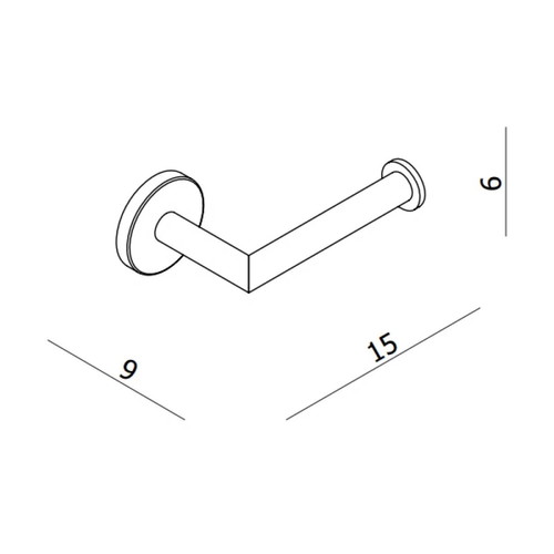 Bathroom toilet paper holder new, unopened