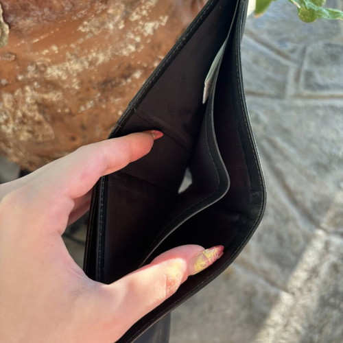 BMW wallet new, genuine leather, black