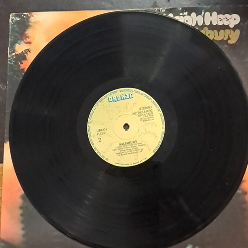 Uriah Heep Salisbury bronze vinyl record