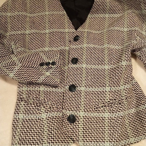 Paul Costelloe silk jacket 100% like new, gray multicolor
