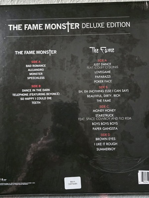 Lady Gaga Fame Monster Deluxe Edition βινύλιο καινούργιο