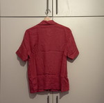 Karavan 100% linen shirt with embroidered grapes like new