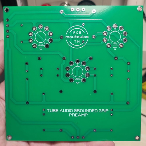 Tube Audio Stereo PreAMP PCB Grounded Grid new