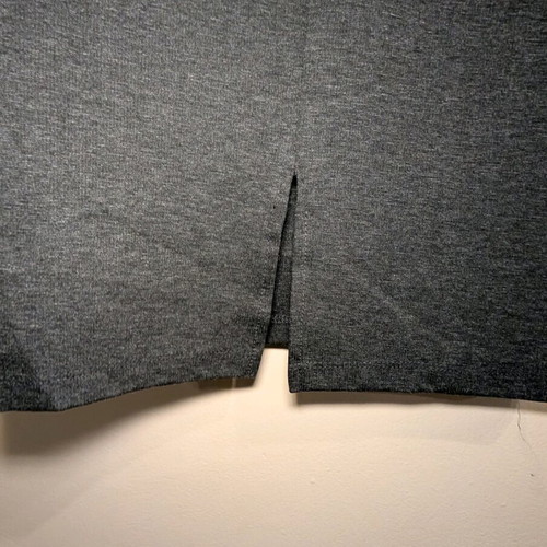 Maxi bodycon dress Zara grey like new with 3/4 sleeve size M