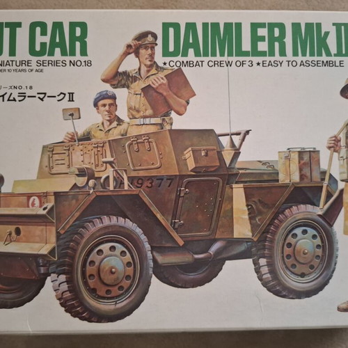 Tamiya Scout Car Daimler Mk II 1:35 model kit
