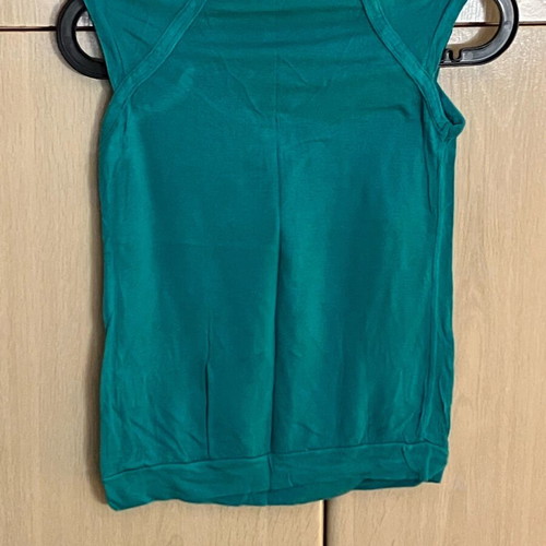 Pull & Bear turquoise short-sleeve blouse S like new
