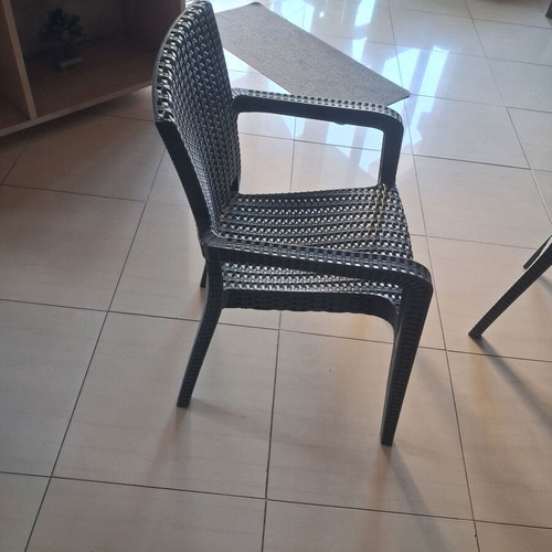 Cafe Equipment Set like new with 25 rattan chairs, Samsung TVs, and more