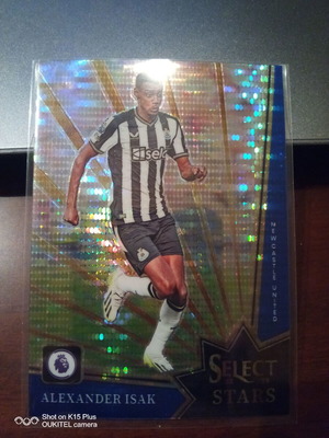 Panini Select Premier League Alexander Isak Stars Blue Pulsar 2023-24 like new