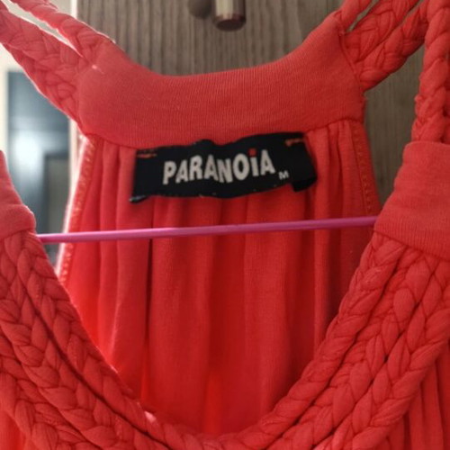 Paranoia coral dress medium size like new