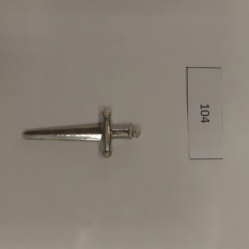 Playmobil Nuremberg sword 104, nickel wear