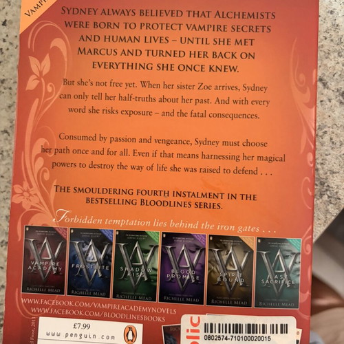 Bloodlines book set, first four volumes, like new