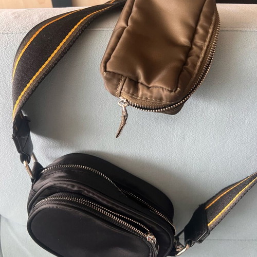 Zara messenger bag like new, double, black