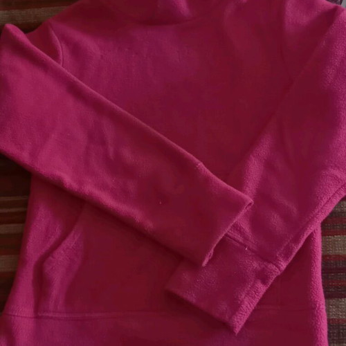 Fleece for girls like new, warm, fuchsia color