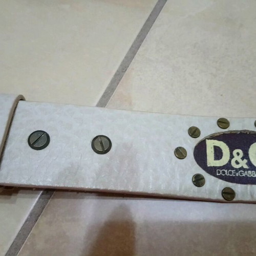 Dolce & Gabbana belt beige and brown like new, size 90