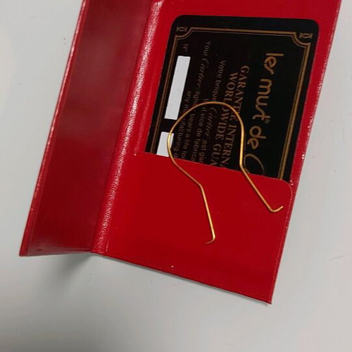 Cartier mod pentagon lighter used with heart box