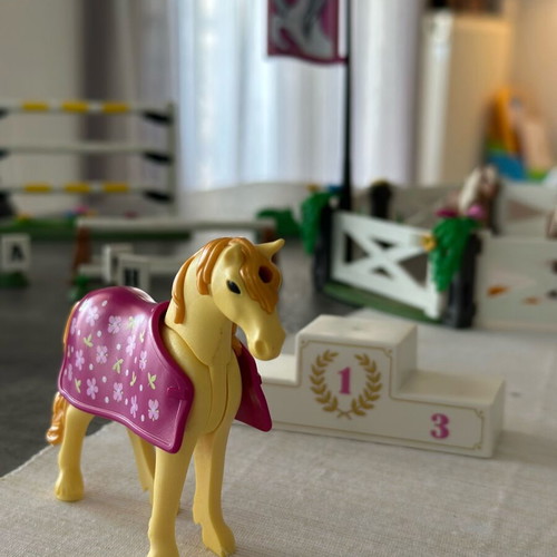 Play Mobil Equestrian Games like new