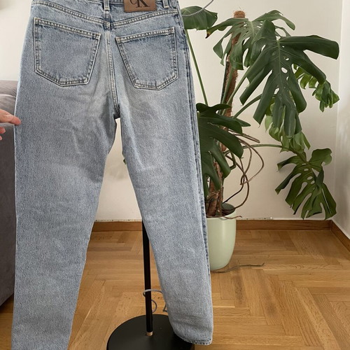 Calvin Klein vintage mom fit jeans used, size XS 34 6, blue