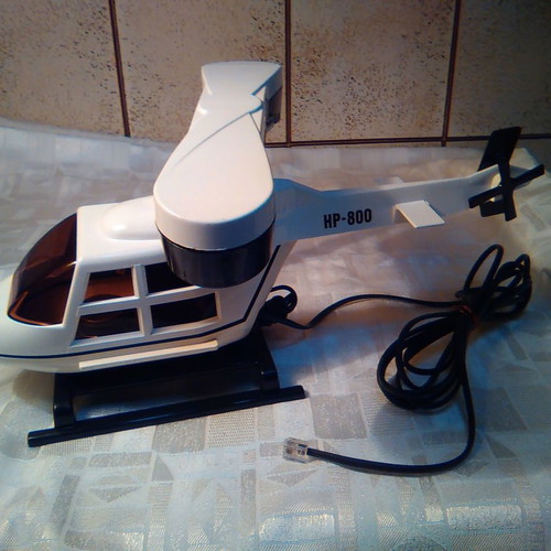 Helicopter Phone used, wired