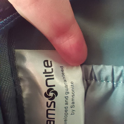 Samsonite travel toiletry bag like new, blue
