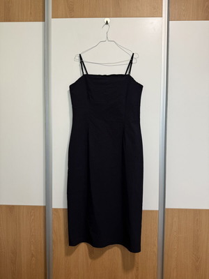 Vero Moda black elastic dress new, size XL