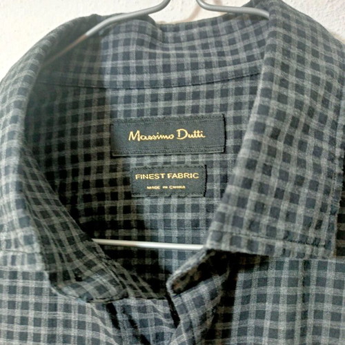 Massimo Dutti shirt like new, size S, cotton, tartan