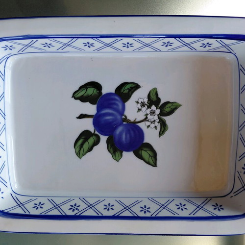 Ceramic serving platter used 36 cm Vicko