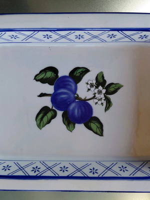 Ceramic serving platter used 36 cm Vicko