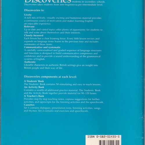 Discoveries Student's Book 3 and Activity Book 3 used, English