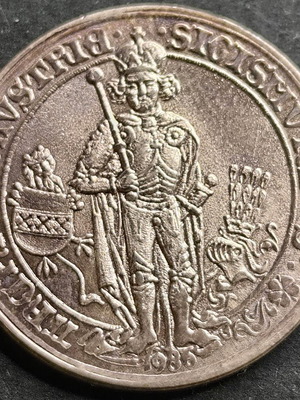 Archduke Sigismund Austria Coin 1486/1953 silver new, restrike
