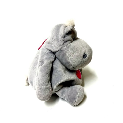 NICI Bud Belly Hippo plush like new with zipper and baby