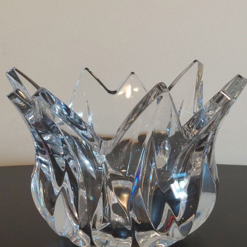 Rogaska Lotus Crystal Bowls set like new, 2 pieces