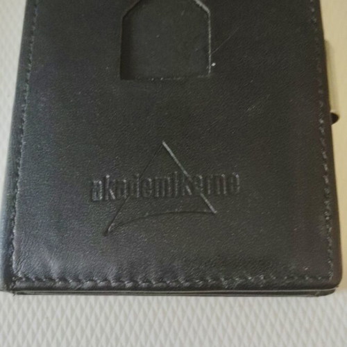 Wallets for cards like new, set of 2, black