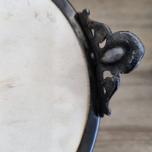 Antique teapot stand used, late 19th to early 20th century