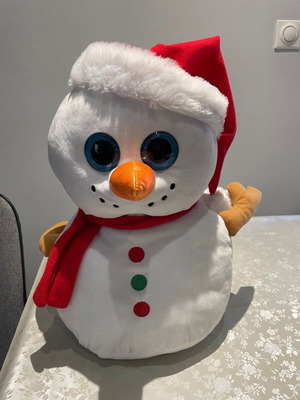 Large Snowman plush used