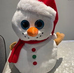 Large Snowman plush used