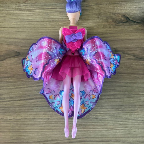 Barbie Dance and Flutter doll like new, ballerina and butterfly 2in1