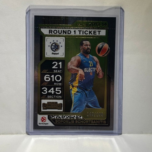 Panini Contenders Euroleague Card Sofoklis Schortsanitis 2025-26 new #199