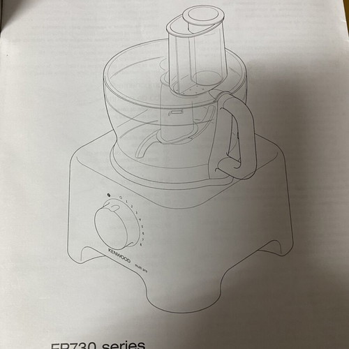 Kenwood Multipro FP730 Series New Accessories with User Manual