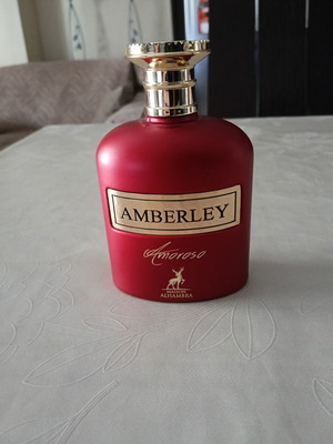 Maison Alhambra Amberley Amoroso Eau de Parfum 100ml, unisex λουλουδένιο ξυλώδες άρωμα