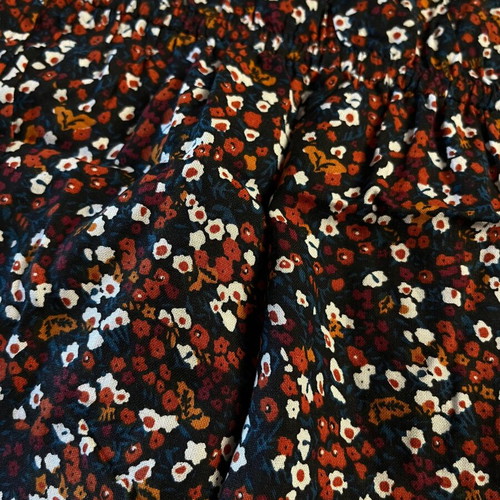 Essentials Floral Mini Dress like new, black with small flowers